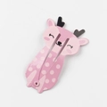 Sweet pink deer shaped metal hair clip with white polka dots for girls - Pink Deer