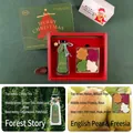 Christmas scented candle gift set with reindeer, tree, and snowman wax tablets - Forest Tale Gift Set