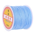 Rouleau de fil de jade bleu clair No. 72 pour le tissage de bracelets et bijoux - Bleu clair