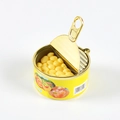 Miniatur-Obstkonservenmodell mit goldenem Deckel und realistischem Fruchtmuster - Sojabohnenkonserven