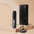 Spazzola lisciante senza fili nera classica in una scatola regalo di lusso con accenti dorati - Nero Classico