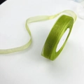 Rotolo di nastro in organza verde erba per confezioni regalo e accessori fai-da-te - 2CM Larghezza 45M Lunghezza / Verde fresco