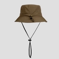 Detalle de sombrero de nylon impermeable con cordón ajustable y correa para el mentón - M(56-58cm) / Verde Militar