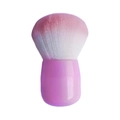 Brosse à ongles dégradée rose et violette avec un manche violet à taille fine - Pinceau Champignon Rose Uni