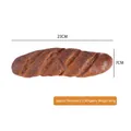 23CM faux rye baguette bread prop model with realistic texture for photography - Twist Bread