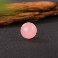 Spherical pink crystal gemstone bead 20mm with smooth polished surface for DIY crafts - 20*20mm / Rose Quartz