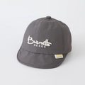 Dark gray soft brim baby baseball cap made of quick-dry fabric with white embroidery - 50cm (1-3 Years) / NESOE Embroidery - Grey
