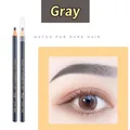 Grauer 1818 Augenbrauenstift zum Ziehen für dunkles Haar mit mattem Finish - 6# Grau