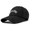 Gorra de béisbol negra de secado rápido para hombre con bordado blanco BAIJIAIYUN deportivo - Ajustable / Negro
