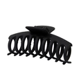 Matt schwarzes großes Haarklammer-Set für Damen mit langem Haar und minimalistischem Design - Großpackung / 11CM-Schwarz