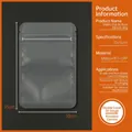 Ματ ημιδιαφανής σακούλα 10x15cm για συσκευασία σνακ τροφίμων και κοσμημάτων - Ματ Επίπεδο Κάτω Μέρος-10x15cm / 100 Τεμάχια/Δέσμη