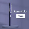 Inkless eternal pencil in matte retro blue finish with a classic U-shaped metal clip - Small Rod HB / Retro Blue