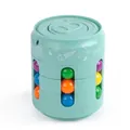 Grünes Dosendesign-Fidget-Toy mit bunten rollenden Perlen und Obst-Motiven - Beutel Grün (5.6*6.8)