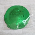 Metallic green PVC spiral hanging decoration for birthday parties in a clear package - Single Spiral / Green