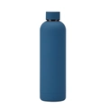 Deep blue 750ml vacuum insulated stainless steel water bottle with matte finish - 750ml / Lake Blue