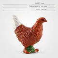 Miniatur-Henne-Figur für Bauernhof-Spielsets mit detaillierter 3x3cm Größe - Einzelnes Hennenmodell BL-5003