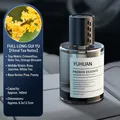 French car aromatherapy 160ml diffuser with glass bottle and black lid for home use - Luxury Grey - Osmanthus Rain