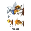Waterproof temporary tattoo sticker TH-369 featuring Beedrill and Diglett designs - Th-369 / 210*148mm