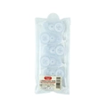 Mini transparent correction tape set in Morandi white inside a clear zipper pouch - Clear