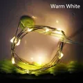 Warm white LED copper wire fairy light string for birthday cake floral decoration - Warm White LED String