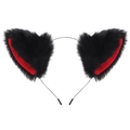 Black Fur Red Inner (No Bow)