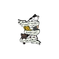 Insigne de chat mignon en émail avec ruban I WANT TO PET EVERY CAT IN THE WORLD - Chats-I WANT TO PET EVERY CAT