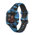 Garmin Vivofit JR3 Silikon-Ersatzarmband mit blauem Camouflage-Muster und Iron Man-Design - Camo Blau