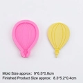 Hot air balloon silicone mold for chocolate and fondant cake decoration DIY tools - Style 2-Pink
