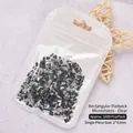Flatback rectangle nail art rhinestones in clear white 2x4mm 1000pcs set - 2*4mm Rectangle Approx 1000pcs/Bag / Mirror White