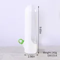 White herb keeper and vegetable saver with green handle, height 24.5cm and weight 140g - 1 Piece / White