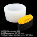 Silicone sea urchin sushi mold for DIY resin crafts with realistic textured grain finish - 2# Sea Urchin Sushi / Clear