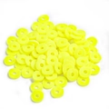 Bulk pack of yellow 6mm polymer clay beads for DIY bracelet making and crafts - 40g/Approx 1000pcs / Color 13 (Yellow)