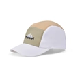 Quick-dry waterproof kids baseball cap with Daniel embroidery in khaki and army green - Two-tone White