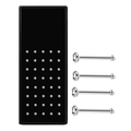 Detail of 2.5mm stainless steel nose studs with sparkling crystals on a display tray - White 40Pcs/Box-2.5mm Straight