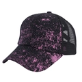 One Size Black Pink Splatter