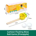 Wooden floating ball game toy in pineapple design with orange packaging box - Pineapple Style