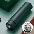 Smart turquoise 316 stainless steel vacuum flask with digital temperature display - Smart 316 Inner Core Series / Green