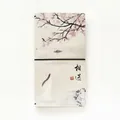 Vintage Van Gogh traveler notebook with ink style plum blossom design and elastic strap - Lovesickness