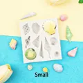 Stampo in silicone a conchiglia per decorazione torte e strumenti per hobby DIY - Piccolo - Grigio