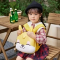 Mochila infantil de EVA amarilla rígida con dibujo de ardilla para la escuela primaria - Amarillo