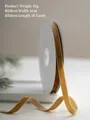 Golden yellow velvet Christmas ribbon roll 1cm wide for gift wrapping DIY crafts - Gold Velvet / Width 1cm / Length 10 Yards