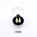 17mm Halloween vampire fangs with octagonal storage case for cosplay party - Dentures (17MM) / Ivory White