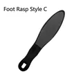 Style C black stainless steel foot rasp for removing dead skin and calluses - Foot File Model C / Black