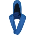 Blue hooded cooling towel with breathable knit mesh for sun protection and outdoor activities - New Pullover Style / 75*48CM / Sky Blue