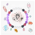 8mm Amethyst and Tiger Eye anxiety relief stone bracelet with multicolor natural beads - Anxiety Stress Relief Style 3 (Anxiety Stress-3)