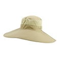 Khaki Outdoor Sonnenhut mit breiter Krempe und Mesh-Einsätzen zum Wandern und Angeln - Erwachsene 58cm Einheitsgröße / Beige