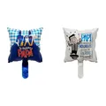 Father's Day square foil balloons with Te Quiero Papa and blue apron tool designs - 10 Inch Father's Day Mixed Set-4