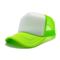 Classic neon green and white trucker hat with foam front and breathable mesh back - One Size(56-58cm) / Upgraded Fluorescent Green