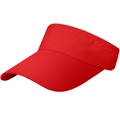 Visiera parasole in rete rosso brillante traspirante per sport estivi e tennis - Rosso