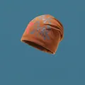 Gedetailleerde gebreide textuur van de bruine Rock Star slouchy beanie muts - Eén Maat (55-59cm) / camel